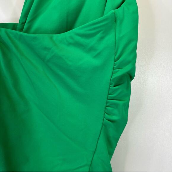 Becca Etc Strappy One Piece swimsuit green verde - 2X - Picture 7 of 13